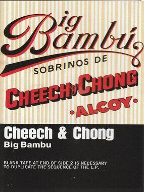 Cheech & Chong - Big Bambu - 1972 Cassette Tape